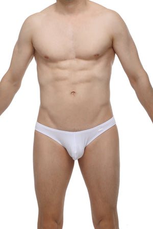 Bikini Colline Modal Blanc - PetitQ Underwear - Lingerie masculine sexy et sous-vêtements pour homme originaux
