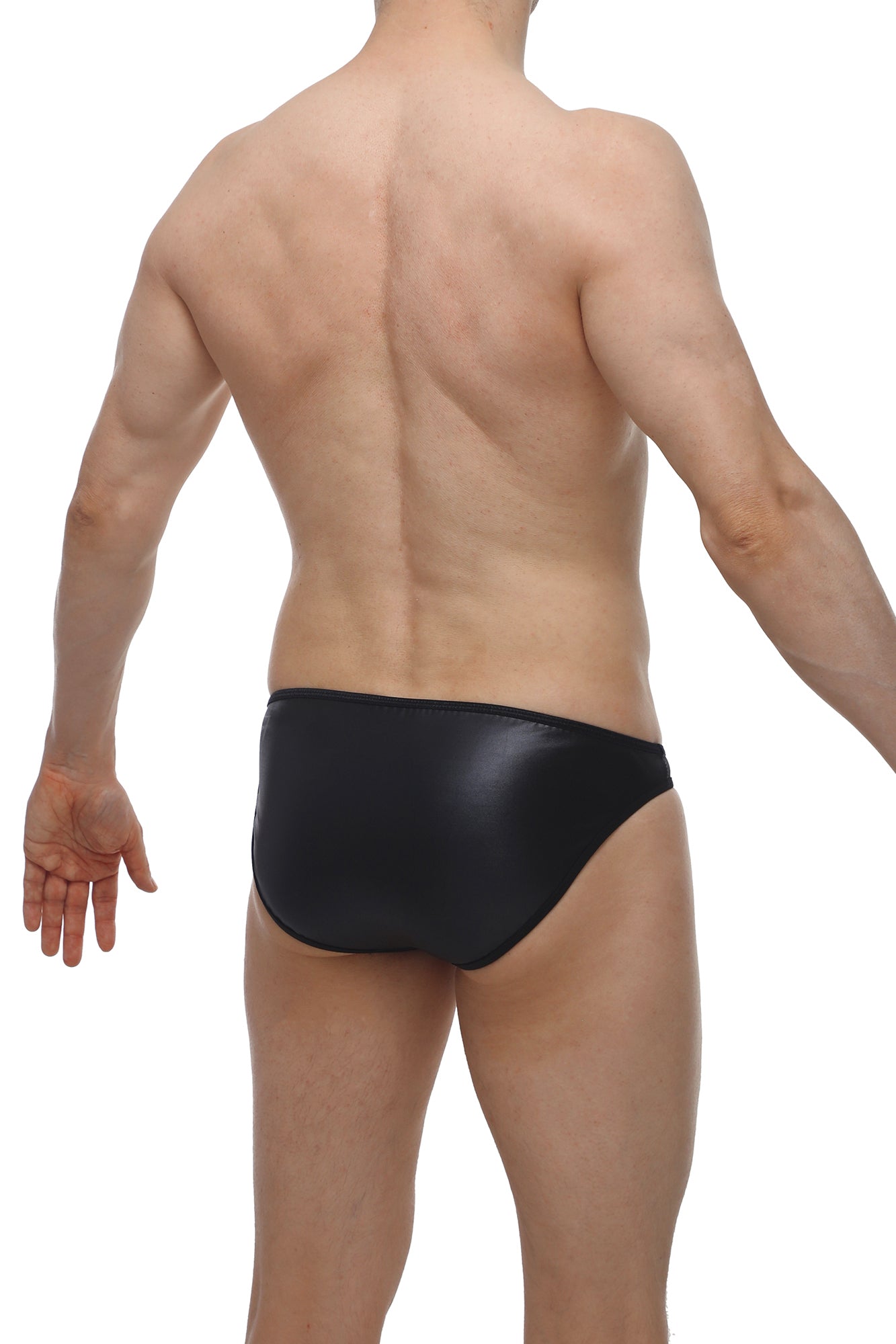 Bikini Open Junies Noir - PetitQ Underwear - Lingerie masculine sexy et sous-vêtements pour homme originaux