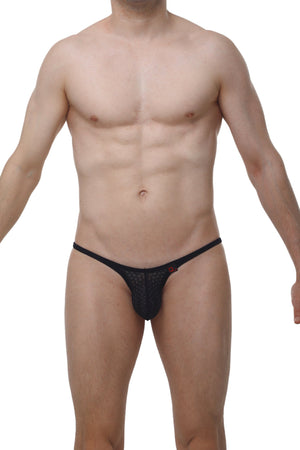 Bikini Plellis Macra Noir - PetitQ Underwear - Lingerie masculine sexy et sous-vêtements pour homme originaux