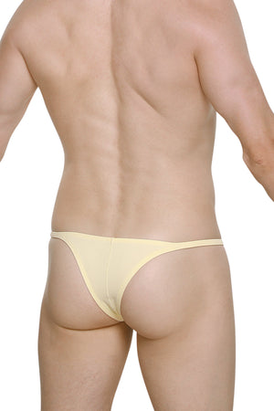 Bikini Plellis Custard - PetitQ Underwear - Lingerie masculine sexy et sous-vêtements pour homme originaux