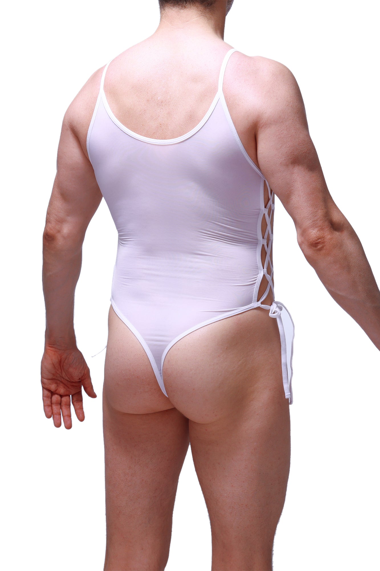 Pflaumenweißer Schnürbody