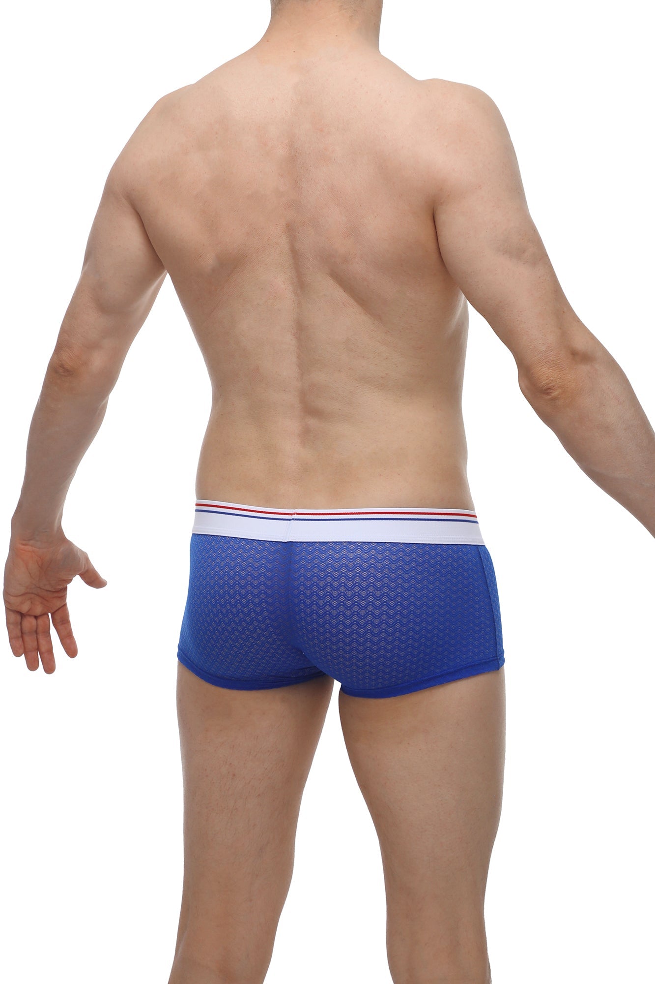Boxer Huleu Macra Bleu - PetitQ Underwear - Lingerie masculine sexy et sous-vêtements pour homme originaux