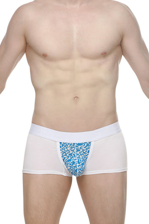 Boxer Reef Bleu - PetitQ Underwear - Lingerie masculine sexy et sous-vêtements pour homme originaux