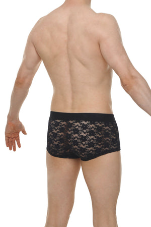 Boxer Montils Dentelle Noir - PetitQ Underwear - Lingerie masculine sexy et sous-vêtements pour homme originaux