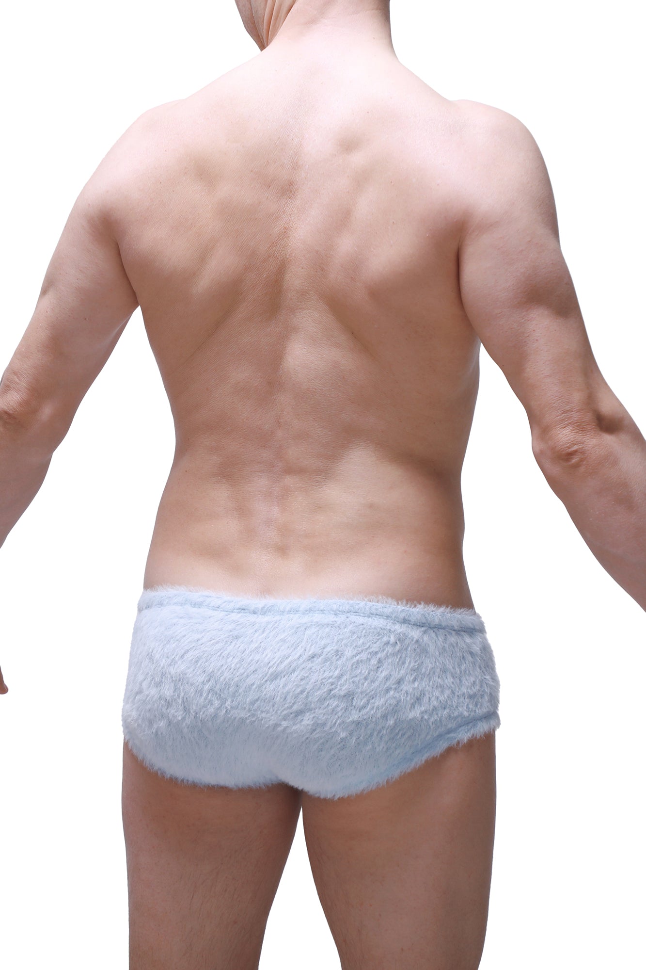 Blaue Yeti-Boxershorts