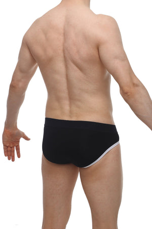 Slip Crepin Modal Noir - PetitQ Underwear - Lingerie masculine sexy et sous-vêtements pour homme originaux
