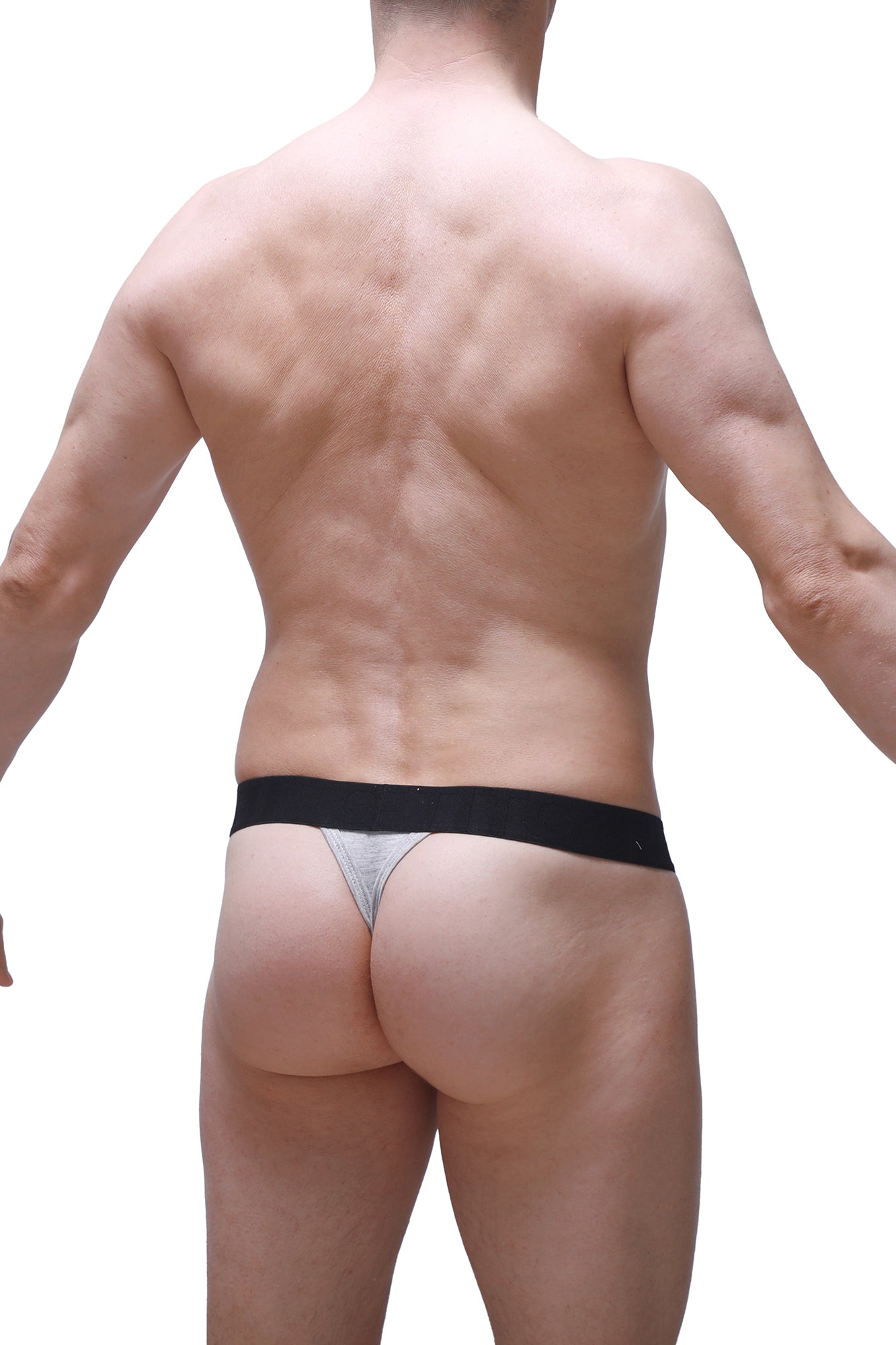 String Ficelle Attin Gris - PetitQ Underwear - Lingerie masculine sexy et sous-vêtements pour homme originaux