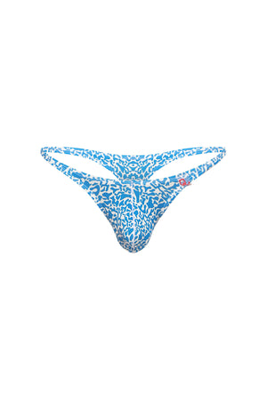 String Bram Reef Bleu - PetitQ Underwear - Lingerie masculine sexy et sous-vêtements pour homme originaux