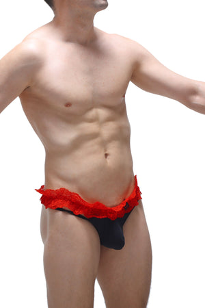 String Fremir Noir - PetitQ Underwear - Lingerie masculine sexy et sous-vêtements pour homme originaux