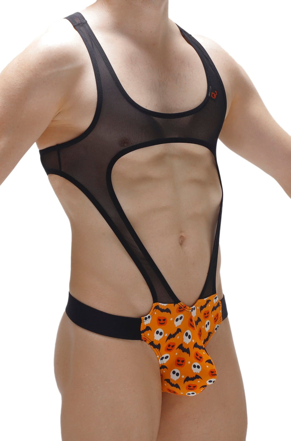 Bodystring Oze Citrouille - PetitQ Underwear - Lingerie masculine sexy et sous-vêtements pour homme originaux