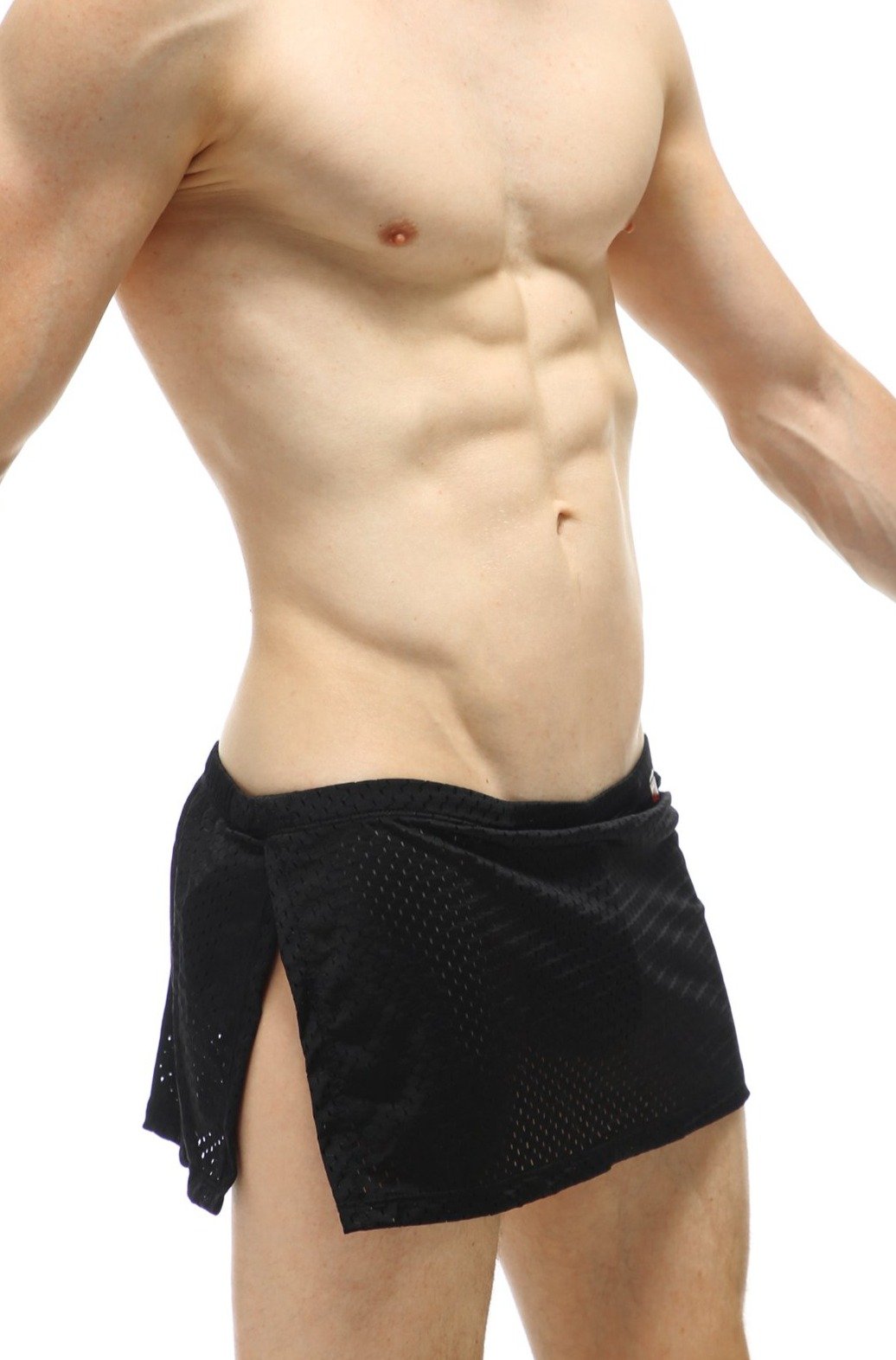 Bee Black Loincloth w/ Jockstrap