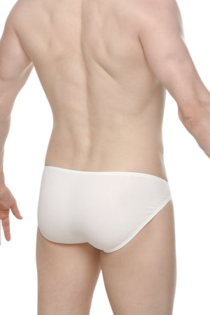 Bikini Arx Rib Blanc - PetitQ Underwear - Lingerie masculine sexy et sous-vêtements pour homme originaux