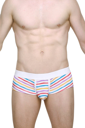 Shorty Chill Candy Stripes - PetitQ Underwear - Lingerie masculine sexy et sous-vêtements pour homme originaux