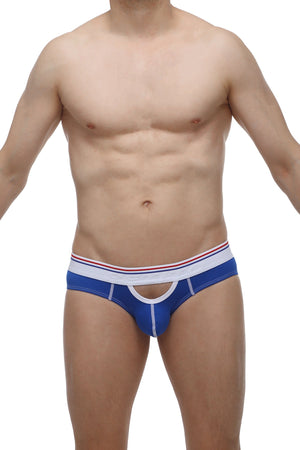 Slip Hornoy Bleu - PetitQ Underwear - Lingerie masculine sexy et sous-vêtements pour homme originaux