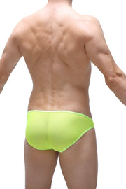 Bikini Ouvert Net Neon Jaune