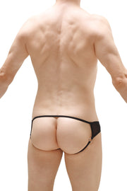 Anglas Net Schwarzer Jockstrap