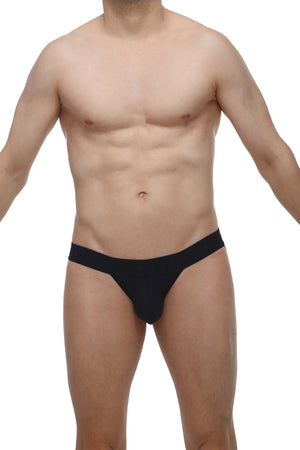 Jockstring Biars Noir - PetitQ Underwear - Lingerie masculine sexy et sous-vêtements pour homme originaux