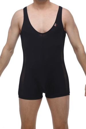 Singlet Atchy Noir - PetitQ Underwear - Lingerie masculine sexy et sous-vêtements pour homme originaux