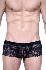 Boxer PetitQ Dentelle Ereac Noir - PetitQ Underwear