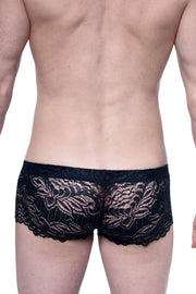 Boxer PetitQ Dentelle Ereac Noir - PetitQ Underwear