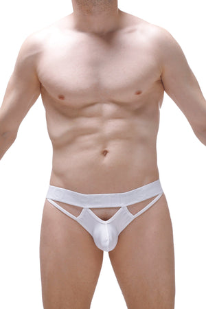 String Mano Blanc - PetitQ Underwear - Lingerie masculine sexy et sous-vêtements pour homme originaux