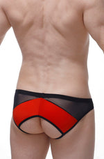 Roter offener Bikini