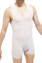 Body Boxer Transparent Blanc - PetitQ Underwear