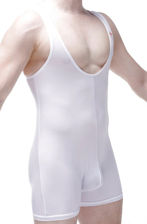 Bodyboxer Malay Plum Blanc - PetitQ Underwear - Lingerie masculine sexy et sous-vêtements pour homme originaux