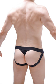 Jockstring Ouvert Cockring Noir