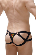 Marcq Leopard Rainbow Jockstring