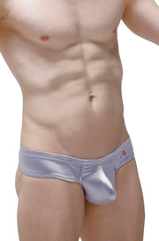 Mini Boxer Satin Argent